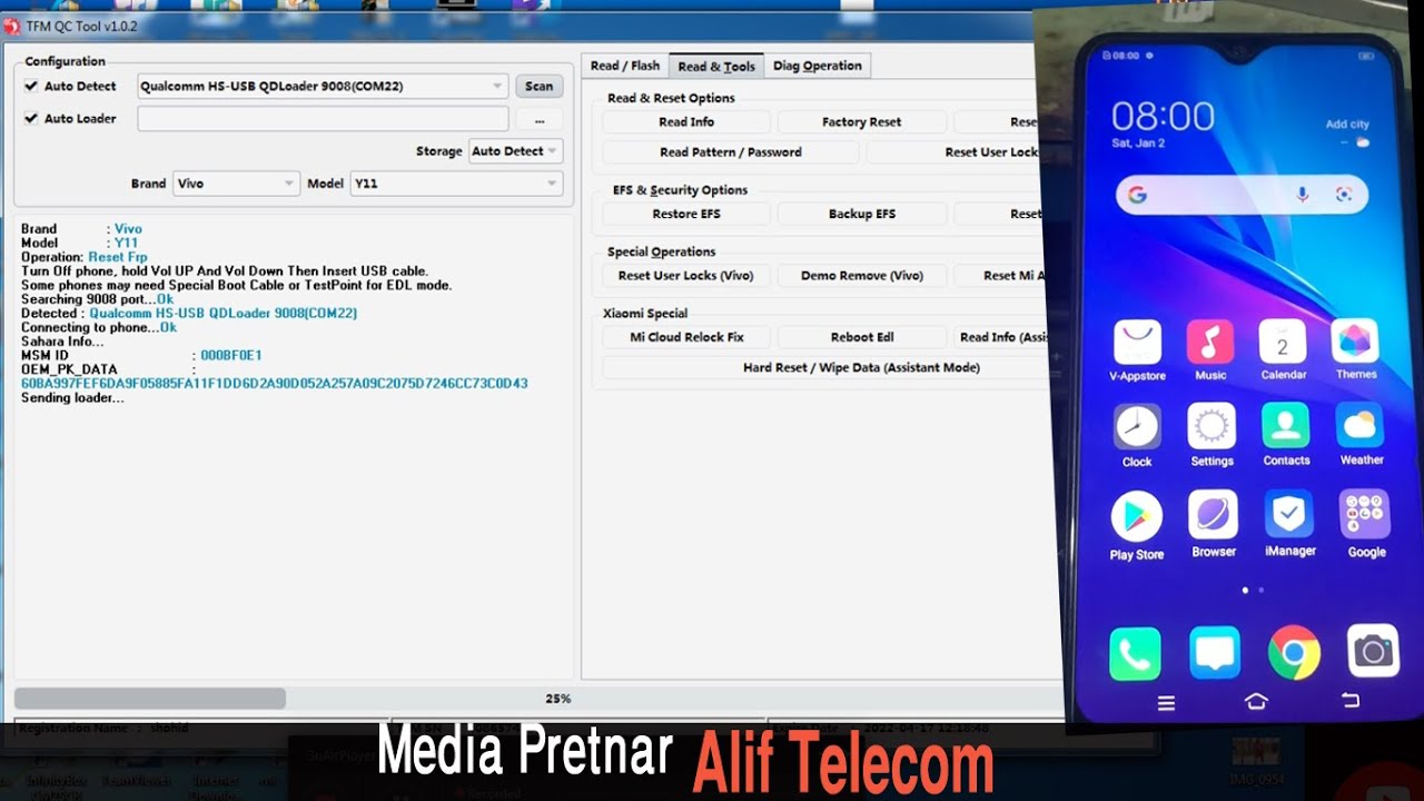 ViVO Y11 (1906) FRP Unlock/ Google Account Bypass 2021 Android 9 pie