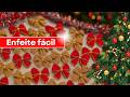 Deixe sua árvore de natal mais charmosa com esse enfeite fácil de fazer! 😍