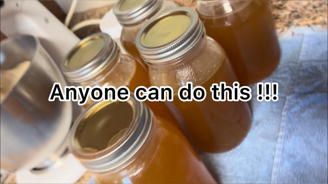 HOW TO make BEEF BONE broth YouTube