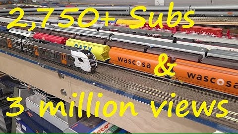 3 Million Views 2750plus subscribers Modeleisenbahn H0 Euro Model Trains in Canada