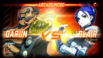 DARUN VS BLAIR - FIGHTING EX LAYER - PS4 (HARD) #1