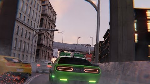 Fired up!! || Blender 2.8 || Car chase scene