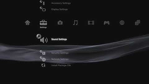 PS3 Firmware 1.00 XMB
