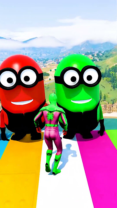 GTA 5 Epic Water Ragdolls | Spider-Man Jumps / Fails ep.14859 #shorts