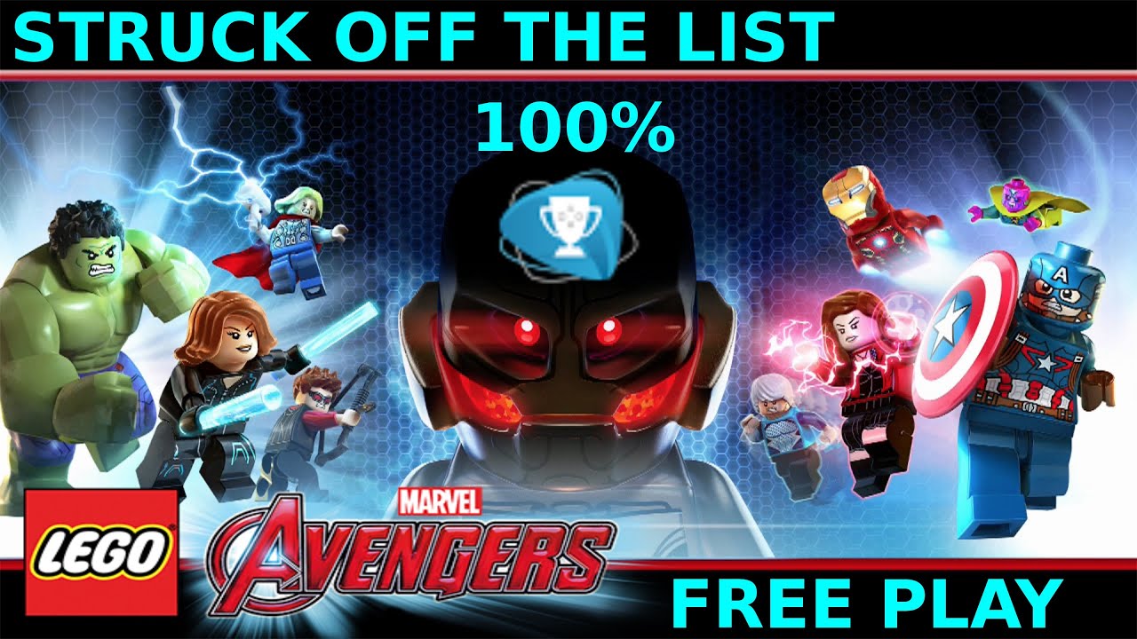 smertestillende medicin Unravel Specialisere Lego Marvel Avengers Struck off the List Free Play 100% all minikits and  collectibles - YouTube