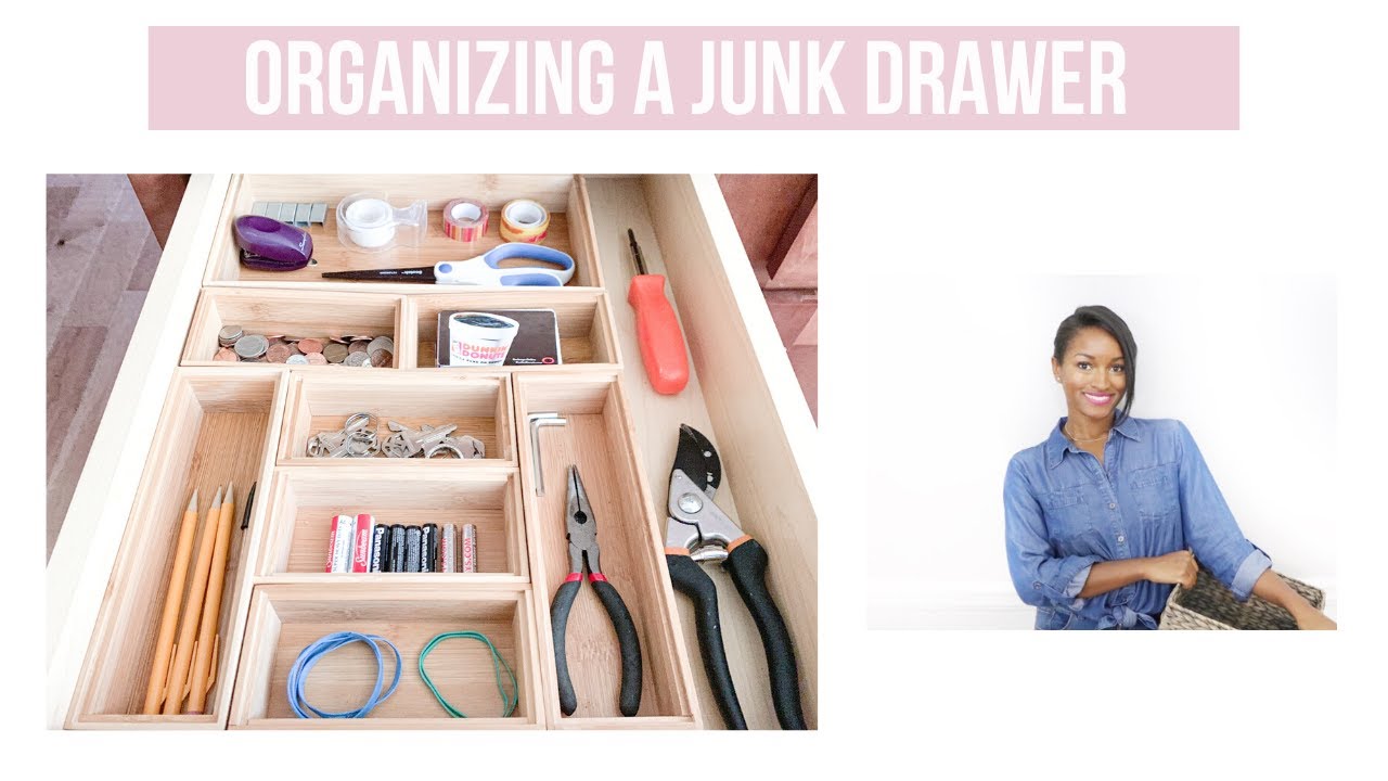 How to organize a junk drawer with Pinch of Help | EP 4 - YouTube