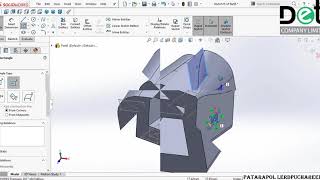 สอน SolidWorks ตอนที่ 50 #เทคนิคการเปิด sketch ทีละหลายๆผิวด้วย Rapid Sketch screenshot 5