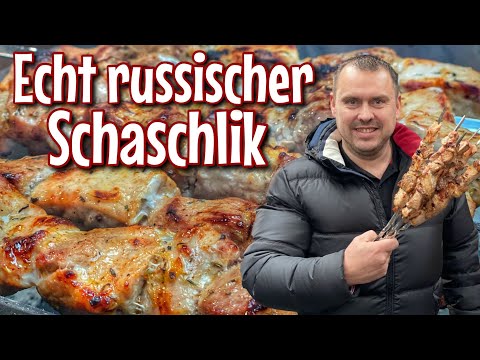 Echt russischer Schaschlik