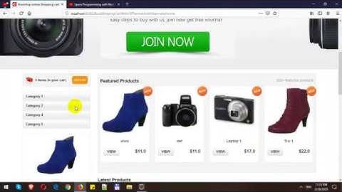 Build Completed Ecommerce with JSP-Servlet and Hibernate - Part 21 - Build Shopping Cart in User