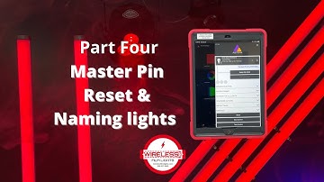 Part 4 How to do a master reset and change master pin on Astera app