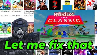 I made roblox The classic event But better...