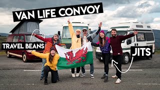 3 VANS 1 COUNTRY  VAN LIFE UK  WALES!