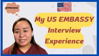 My US Embassy Interview Experience | Episode 10 #k1visa #filamcouple #immigrationjourney