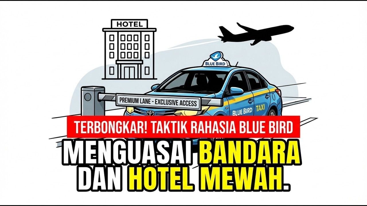 Dominasi Lokasi Strategis: Mengapa Blue Bird Tetap Menjadi Raja Taksi?