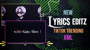 New Attitude Lyrics xml || Alight Motion Text And Shake Effect || Emon Editz