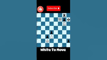 Mate In 2 Move #chess #chesspuzzle chess challenge india