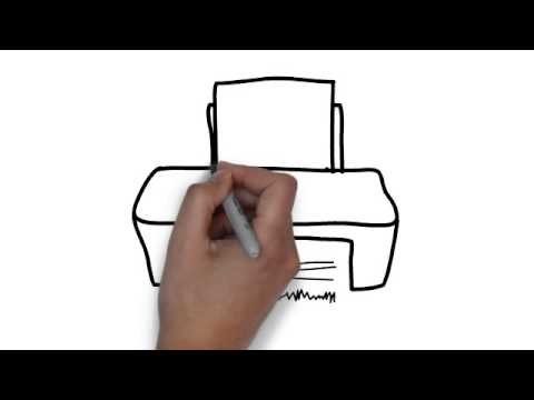 How To Draw Printer Scanner Copier 2 Youtube