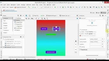 Placing a Button in  a fragment in Android Layout