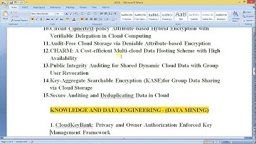 ieee Projects Title List