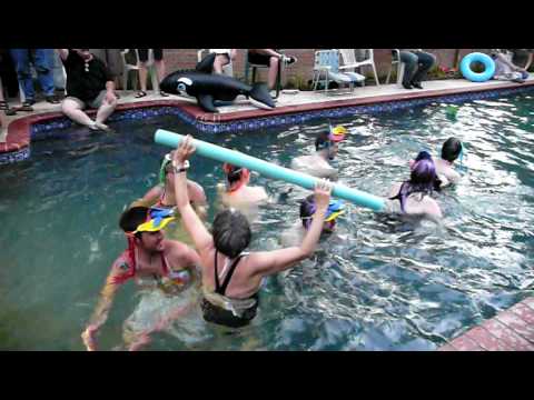 Water Ballet at Barbara Jo Revelle's Retirement Pa...