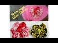 DIY FABRIC FLOWER  [Quick and Easy]