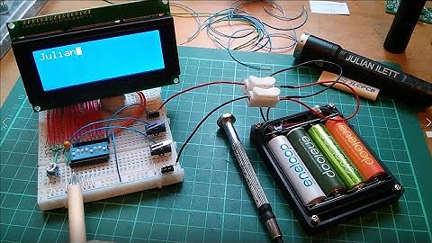 How To Use a 20-Character 4-Line LCD on Breadboard