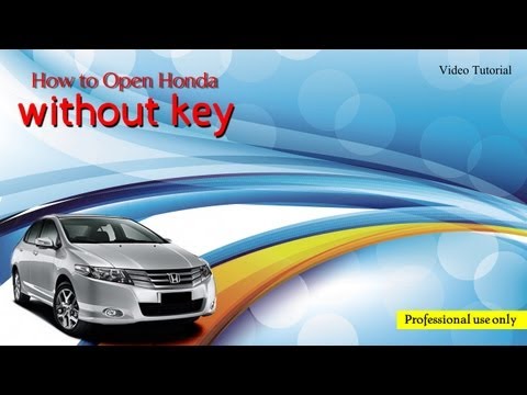 Unlock Honda Civic without Key