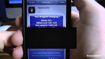 iBatteryInfo Shows Information About Your Battery Plugging/Unplugging Power Cydia Tweak Review