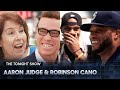 Aaron Judge & Robinson Cano Surprise Unsuspecting Yankees Fans | The Tonight Show