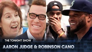 Aaron Judge & Robinson Cano Surprise Unsuspecting Yankees Fans | The Tonight Show