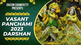 Vasant Panchami 2023 Darshan | ISKCON Chowpatty