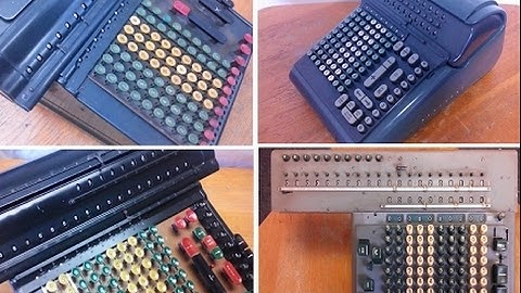 Speed comparison for Marchant mechanical calculators