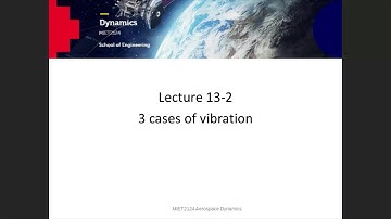 MIET2124 Dynamics Lecture 13-2 3 Cases of Vibration