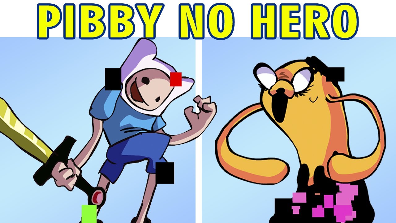 Friday Night Funkin VS Pibby No Hero Glitch Corrupted x Instrumental ...