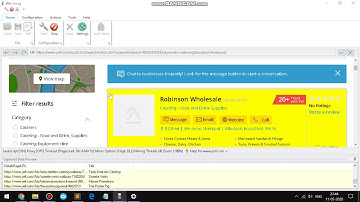 How to scrape address, telephone number and website address from Yell listings