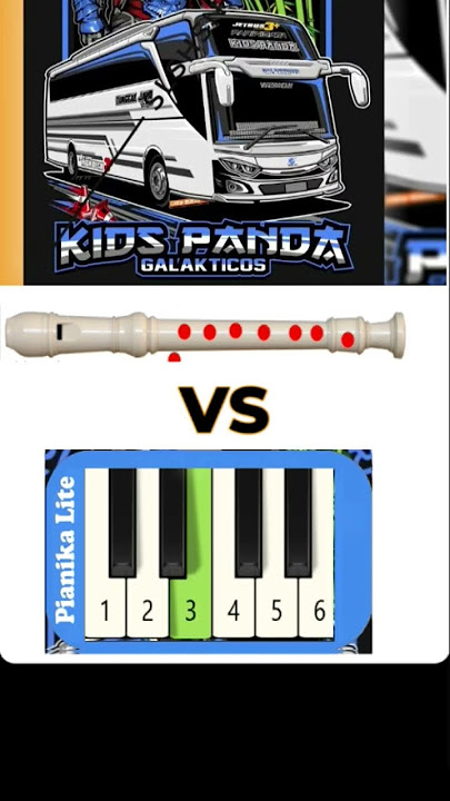Not Pianika Basuri VS Recorder Kids Panda Tunggal Jaya