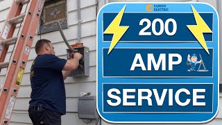 Upgrading Electrical Service to 200 amps | Rahway, NJ    #200AMP #ElectricServiceUpgrade #Grounding