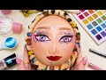 ASMR Makeup on Snowmelon🍉 (No Talking) When a Snowmelon after makeup ......