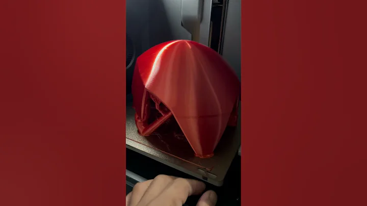 3D-Printed Ironman helmet, 4th build