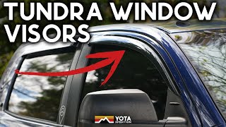 20072021 Tundra AVS Window Visors | Compare And Install