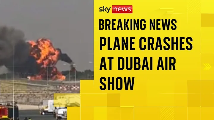 Plane crashes at Dubai air show