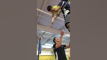 Doing spotted giants on highbar (men’s gymnastics lvl 5 bonus) #gymnasticshorts