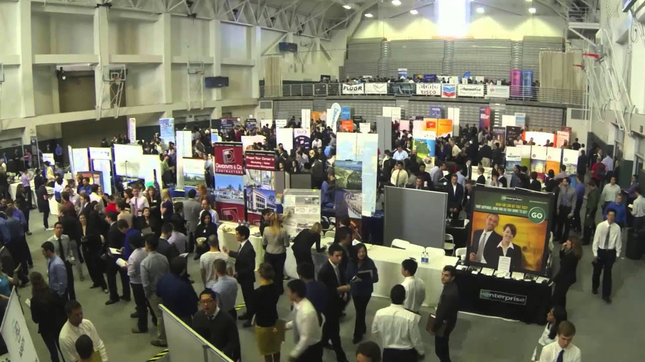 Cal Poly Career Fair Time Lapse YouTube