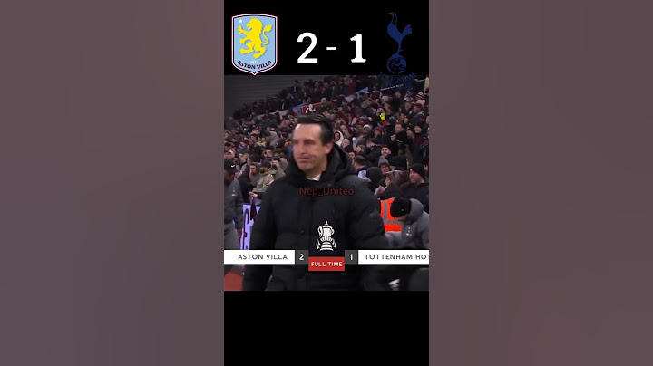 Tottenham ELIMINATED! Aston Villa’s INSANE 2-1 Win 😵|FA Cup Highlights #FACup #Tottenham #AstonVilla