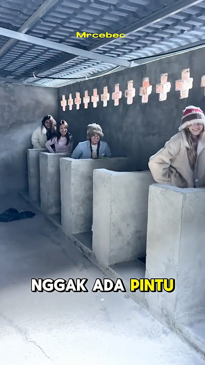 Kamu berani BAB di tempat kayak gini? Toilet desa Cina bukan buat yang gampang jijik! 🤢 #short