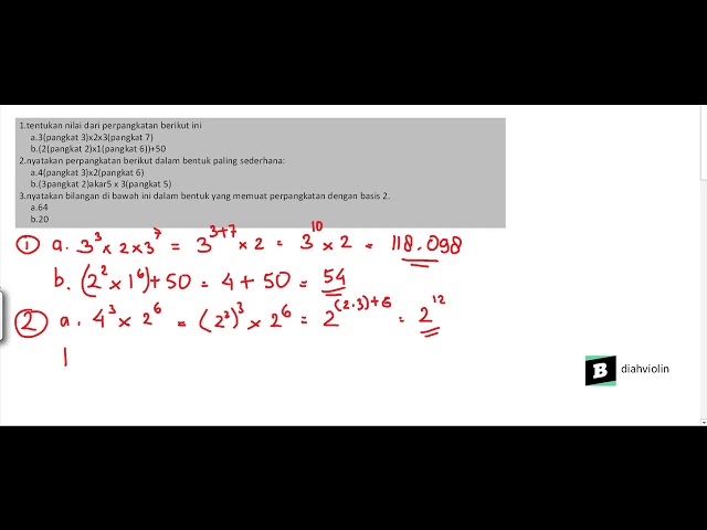 Tentukan Nilai Dari Perpangkatan Berikut Ini Youtube Tentukan Nilai Dari Perpangkatan Berikut Ini Youtube