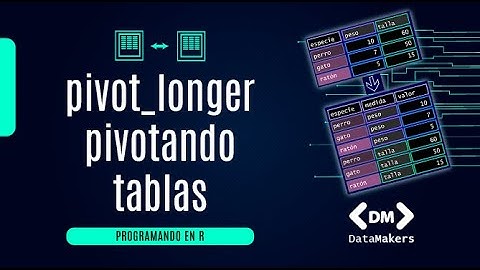 Tidyverse 04: Transformar tablas con pivot_longer
