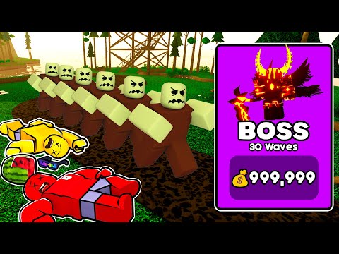 The Impossible Boss In Tower Defense X