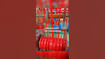 PP warning mesh machine, pp underground bury mesh machine, safety fence net machine #plasticnet
