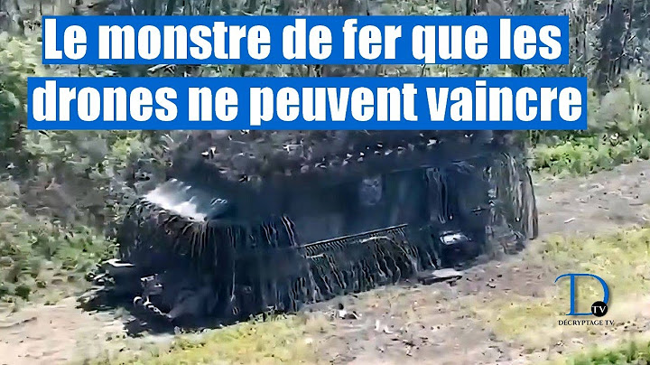 ️ Un char monstrueux « sorti d'un film d'horreur » s'est lancé dans une percée
